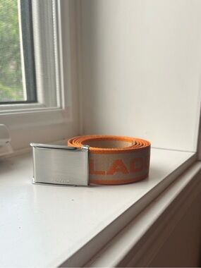 Orange Lacoste Belt